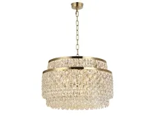 NEWPORT 8530 8530/60 C gold polished , Люстра , Gold polished Clear crystal D60*H40/200 cm E14 18*40W
