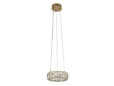 NEWPORT 8580 8580/20 C gold , Люстра, Gold 8240 Сlear crystal D20*H5,5/500 cm LED 12W 3100-4000K 1200Lm