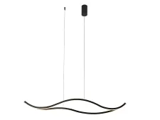 NEWPORT 15000 15205/S black glossy , Люстра, Black glossy L100*H18,5/250 cm LED 24W 3100K 3000Lm