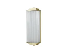 NEWPORT 3290 3293/A brass new , Бра, Matt brass Clear glass L13*Н41*Sp9.5 см E14 2*40W