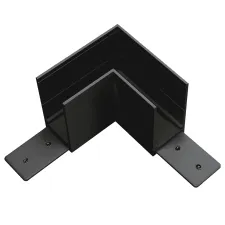 Соединитель PRO L-образный горизонтальный Teta Lightstar 505127-ALU
