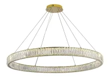 NEWPORT 8240 8240N/100 gold , Люстра, Gold Clear crystal D100*H7,6/500 cm LED 75W 6600Lm 3100-4000К