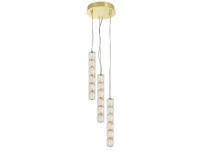 NEWPORT 8240 Потолочная чашка 8240 D20 3 подвеса gold , Gold D20*H3,5 cm