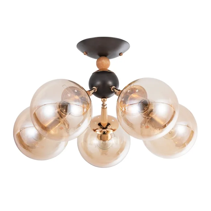 Потолочная люстра Arte Lamp BOSTON A4485PL-5BK | Дом Декора