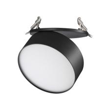 358753 SPOT NT21 525 черный Светильник встраиваемый светодиодный IP20 LED 24W 4000K 2100Лм 100-265V PROMETA