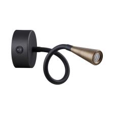 4289/3WL HIGHTECH ODL22 475 черный с античн.бронзой Настенный светильник с выкл. IP20 LED 3W 265Лм 3000K ODDS